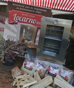 2-L Home & Garden XL Rookoven - RVS - 80x40x28 Cm - 3 Etages -Keukengrill 1009x1200