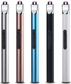 Staza - Oplaadbare Lange Elektrische Aansteker - Duurzame Plasma Aansteker - Inclusief Cadeauverpakking - BBQ - Kaarsen - Zwart -Keukengrill 1015x1200 1