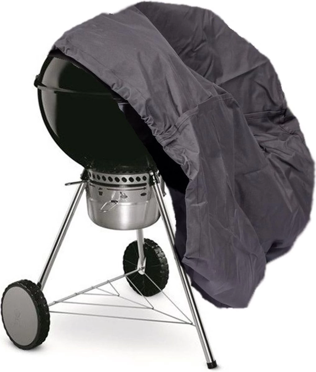 Merkloos Barbecue Hoes Rond - ø 57cm BBQ - Waterdicht - O.a. Weber / Cadac 2 Merkloos Barbecue Hoes Rond - ø 57cm BBQ - Waterdicht - O.a. Weber / Cadac - Afbeelding 2