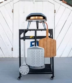 Ooni - Tafel - Medium - Pizza Tafel - 60x80x 90cm - RVS - Zwart -Keukengrill 1035x1200