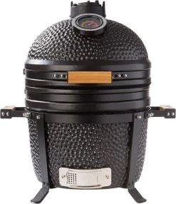 Patton Kamado 15" - Tafel Model - Keramische Barbecue - Premium Black - Medium - Compleet - Mat Zwart
