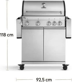 Burnhard Gas BBQ Big FRED Deluxe - 4 Branders - Incl. Keramische Infraroodbrander & Afdekhoes - Deluxe 38 Burnhard Gas BBQ Big FRED Deluxe - 4 Branders - Incl. Keramische Infraroodbrander & Afdekhoes - Deluxe -Keukengrill 1063x1200 1