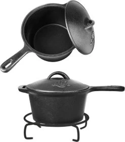 EL Fuego Dutch Oven Set Gietijzer 7-delig 14 EL Fuego Dutch Oven Set Gietijzer 7-delig -Keukengrill 1063x1200 3