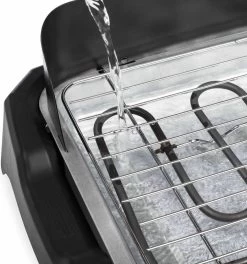 Tristar BQ-2824 Elektrische Barbecue - Tafel BBQ 34,5 X 23 Cm - Regelbare Thermostaat - 2000 Watt - Zwart -Keukengrill 1122x1200