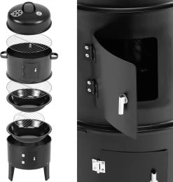 Merkloos Monzana Barbecue-ROKER-Grill-Oven -Keukengrill 1142x1200 1