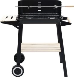 Verrijdbare Barbecue – Houtskool/Briketten - Verstelbare Grillplaat – Houten Tafel – Winscherm – Gewicht 5.9kg 17 Verrijdbare Barbecue – Houtskool/Briketten - Verstelbare Grillplaat – Houten Tafel – Winscherm – Gewicht 5.9kg -Keukengrill 1161x1200
