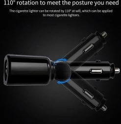 Auto Sigarettenaansteker Splitter - USB Ingang Auto - 2 Sigaretten Aansluitingen - Autolader -Keukengrill 1174x1200