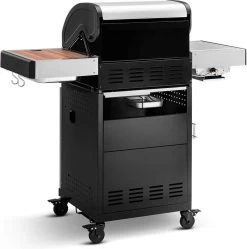 Burnhard Gas BBQ FRED JR. Deluxe - 2 Branders - Incl. Keramische Infraroodbrander & Afdekhoes - Deluxe -Keukengrill 1189x1200