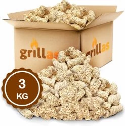 Aanmaakkrullen Voor BBQ Of Kachel | 3kg ECO FSC Gecertificeerd Aanmaakhout Barbecue - Biologisch En Duurzaam Aanmaakwokkels - Houtwol Wokkels - Barbeque Aansteker - Aanmaakblokjes - Accessoires - Ongeveer 240 Krullen 13 Aanmaakkrullen Voor BBQ Of Kachel | 3kg ECO FSC Gecertificeerd Aanmaakhout Barbecue - Biologisch En Duurzaam Aanmaakwokkels - Houtwol Wokkels - Barbeque Aansteker - Aanmaakblokjes - Accessoires - Ongeveer 240 Krullen -Keukengrill 1195x1200 5