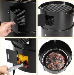 Merkloos Monzana Barbecue-ROKER-Grill-Oven -Keukengrill 1197x1200 2