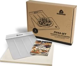 Burnhard Pizzasteen 38 X 30 X 1,5 Cm + Pizzaschep -Keukengrill 1200x1032 2