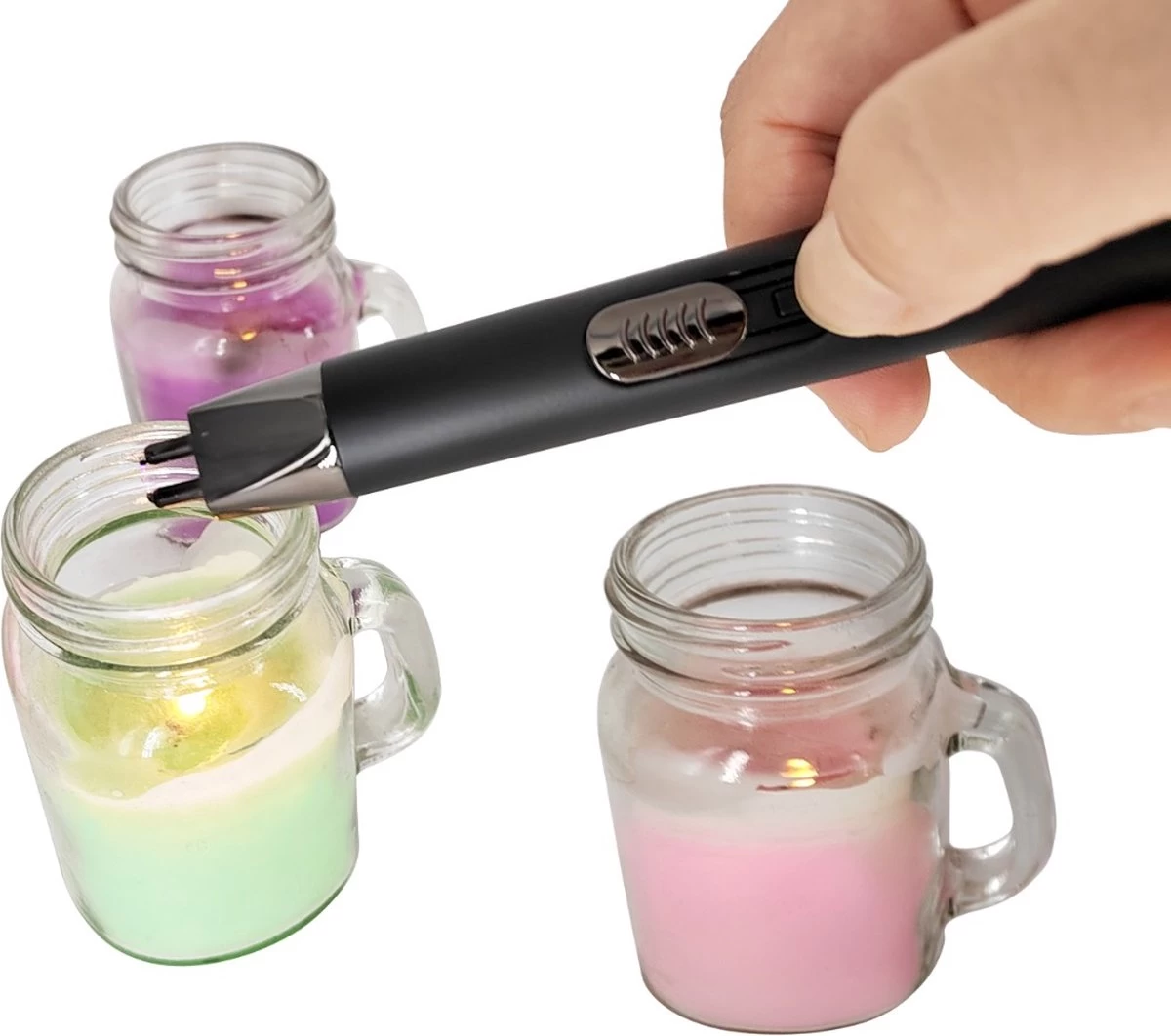 Bowlit PRO 2 Elektrisch Oplaadbare Kaarsen Aansteker Voor Kaarsen, Keuken / BBQ En Vuurwerk Etc. 6 Bowlit PRO 2 Elektrisch Oplaadbare Kaarsen Aansteker Voor Kaarsen, Keuken / BBQ En Vuurwerk Etc. - Afbeelding 6