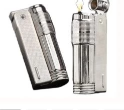 Merkloos Aansteker Metaal In De Kleur Silver Op Benzine -Keukengrill 1200x1065 1