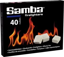 Samba Aanmaakblokjes Wit - 40 Stuks -Keukengrill 1200x1073 1