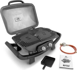 Burnhard Draagbare 2-Branders Gasbarbecue - Afdekhoes - BBQ Wayne 19 Burnhard Draagbare 2-Branders Gasbarbecue - Afdekhoes - BBQ Wayne -Keukengrill 1200x1099