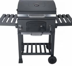 Alice's Garden Houtskool BBQ Bernard - Smoker - Verstelbare Houtskoolbak - Zwart -Keukengrill 1200x1102 1