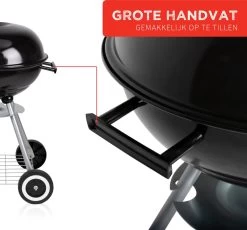 BBQ Collection Houtskoolbarbecue - Kogelbarbecue 45 X 60 Centimeter - Ronde Barbecue - Barbecue Op Wielen - Zwart - Metaal -Keukengrill 1200x1116 3