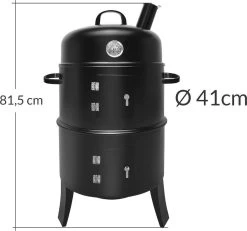 Merkloos Monzana Barbecue-ROKER-Grill-Oven -Keukengrill 1200x1120