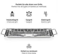 Blumtal BBQ Rek - Robuuste Roestvrijstalen Kippenpoot Rek - Voor 12 Poten - Kippengrillstandaard - Vaatwasmachinebestendig 9 Blumtal BBQ Rek - Robuuste Roestvrijstalen Kippenpoot Rek - Voor 12 Poten - Kippengrillstandaard - Vaatwasmachinebestendig -Keukengrill 1200x1125 4