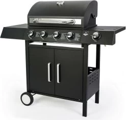 El Fuego San Angelo 4.1 Gasbarbecue - 5 Branders - Zwart -Keukengrill 1200x1143 1
