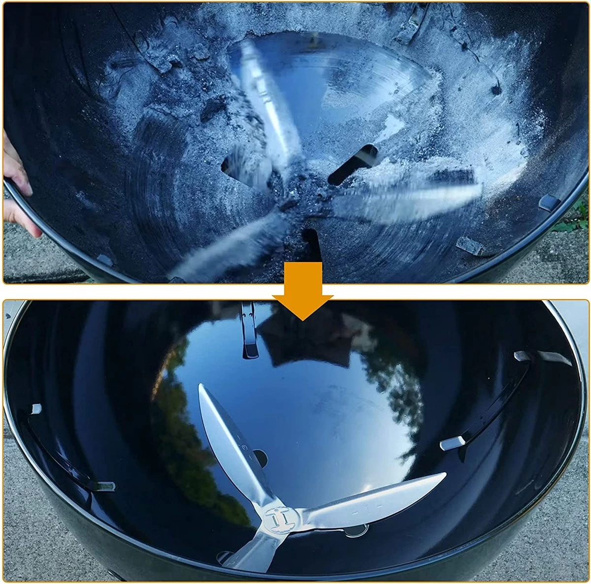 One-Touch-reinigingssysteemkit Voor 57 CM Kogel BBQ , Geschikt Als Vervanging In Diverse Weber Kogel BBQ's 5 One-Touch-reinigingssysteemkit Voor 57 CM Kogel BBQ , Geschikt Als Vervanging In Diverse Weber Kogel BBQ's - Afbeelding 5