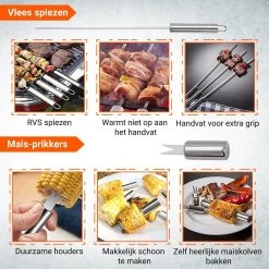 BBQ Accesoires Gereedschapset Koffer Set Tang Borstel Schort Barbecue Dagdeals - Chef Cook BBQ Accessoires Set -Keukengrill 1200x1200 166