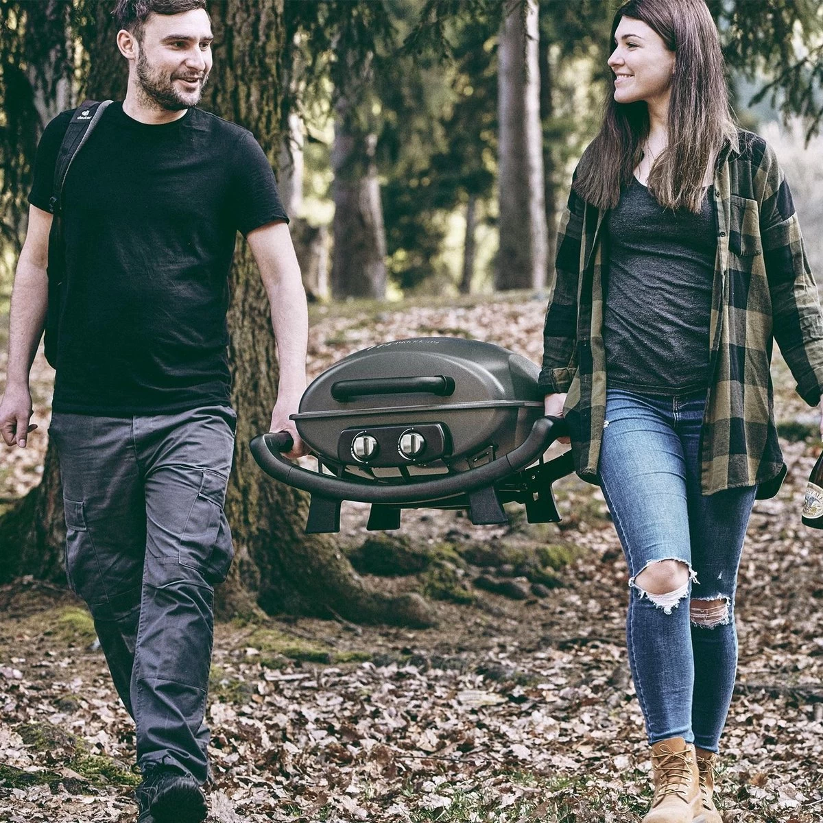 Burnhard Draagbare 2-Branders Gasbarbecue - Afdekhoes - BBQ Wayne 5 Burnhard Draagbare 2-Branders Gasbarbecue - Afdekhoes - BBQ Wayne - Afbeelding 5