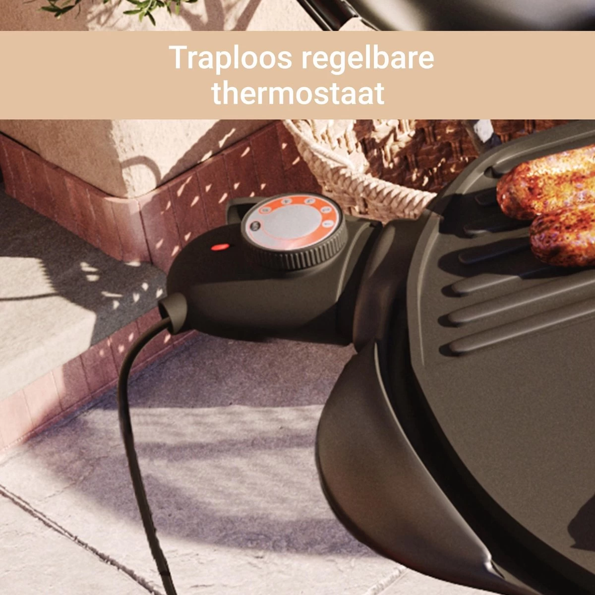 SUNTEC Elektrische BBQ 9493 - Geschikt Voor Buiten Als Tafelbarbecue Of Staande Barbecue - Barbecue Voor Balkon, Terras, Tuin En Camping - Elektrisch Barbecueën Met Max. 2400 Watt - Mobiel Onderstel 4 SUNTEC Elektrische BBQ 9493 - Geschikt Voor Buiten Als Tafelbarbecue Of Staande Barbecue - Barbecue Voor Balkon, Terras, Tuin En Camping - Elektrisch Barbecueën Met Max. 2400 Watt - Mobiel Onderstel - Afbeelding 4