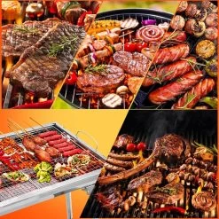 Uten - Houtskoolbarbecue - Opvouwbare Barbecue - Houtskoolbarbecues - Draagbare Camping Barbecue - 430 Roestvrij Staal Grill BBQ - 5-10 Persoon Tuin Buitenfeest - Zilver 13 Uten - Houtskoolbarbecue - Opvouwbare Barbecue - Houtskoolbarbecues - Draagbare Camping Barbecue - 430 Roestvrij Staal Grill BBQ - 5-10 Persoon Tuin Buitenfeest - Zilver -Keukengrill 1200x1200 213