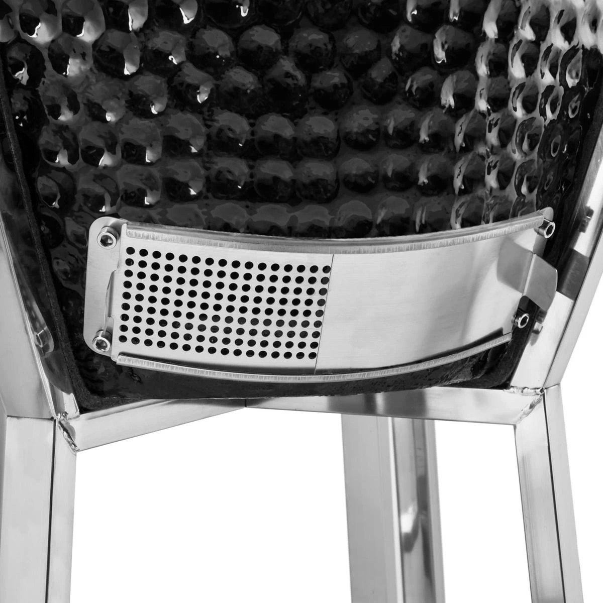 Patton - Kamado 21" - Premium Black - Keramische Barbecue - Incl. Bluetooth Kerntemperatuurmeter - LED Verlichting - Large - Compleet - Zwart 4 Patton - Kamado 21" - Premium Black - Keramische Barbecue - Incl. Bluetooth Kerntemperatuurmeter - LED Verlichting - Large - Compleet - Zwart - Afbeelding 4