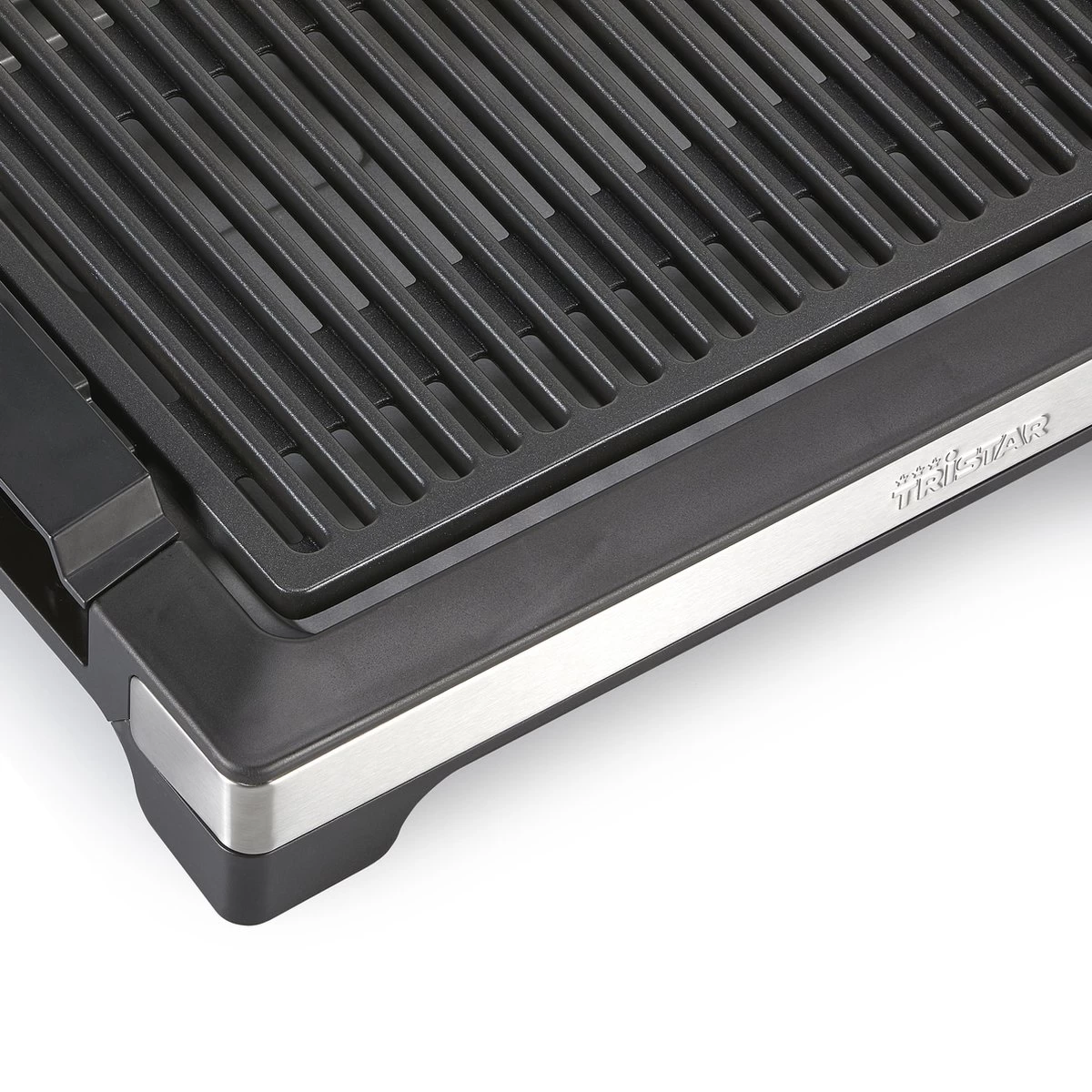 Tristar Bakplaat & Elektrische Grill BP-2780 – Elektrische Barbecue & Grillplaat – Voor Binnen En Buiten - Zwart 7 Tristar Bakplaat & Elektrische Grill BP-2780 – Elektrische Barbecue & Grillplaat – Voor Binnen En Buiten - Zwart - Afbeelding 7