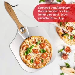 Pizzaschep – Inclusief Pizzasnijder – Opvouwbaar – Pizzaspatel – Pizza Schep – Taartschep – 30cm - Qwality 9 Pizzaschep – Inclusief Pizzasnijder – Opvouwbaar – Pizzaspatel – Pizza Schep – Taartschep – 30cm - Qwality -Keukengrill 1200x1200 309