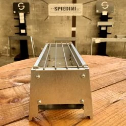 Spiedini Saté-bbq Bali 40 Mini - Kleine, Smalle Houtskoolbarbecue Met Horizontaal Rooster Voor Sate Of Andere Spiesjes - 40 Cm Lang, 11 Cm Breed, 14 Cm Hoog - Ideaal Voor Tuin- Of Open Haard, Of Balkon - Materiaal: Gealuminiseerd Ijzer -Keukengrill 1200x1200 31