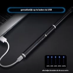 Oplaadbare Lange Dunne Elektrische Aansteker - Duurzame Plasma Aansteker - Inclusief Cadeauverpakking - BBQ – Kaarsen - Zwart -Keukengrill 1200x1200 317