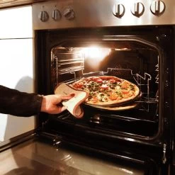 Relaxdays 3 Pizaplaten Met Pizzarek, Pizza Bakplaat Rond 33 Cm, Pizzaplaat 3stuk -Keukengrill 1200x1200 320