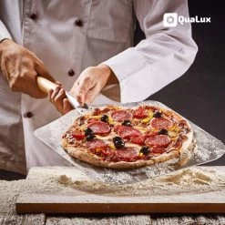 Qualux Pizzaschep Tweedelig – Pizzaschep Voor BBQ – Ophangbaar – Hout/rvs 10 Qualux Pizzaschep Tweedelig – Pizzaschep Voor BBQ – Ophangbaar – Hout/rvs -Keukengrill 1200x1200 418