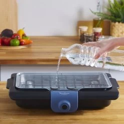 Moulinex BG134812 Barbecue Tafelblad Electrisch 2100W Zwart, Blauw, Zilver Barbecue -Keukengrill 1200x1200 45