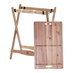 SenS-Line Inklapbare BBQ Bijzettafel - Acacia -Keukengrill 1200x1200 539