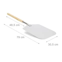 Relaxdays Pizzaschep - Vierkant - Metaal -Keukengrill 1200x1200 548