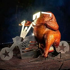 GrillX Beer Can Chicken Houder - Kiphouder Motorcycle - BBQ Accesoires - Bierkip - Barbeque Gereedschap - Chicken Sitter -Keukengrill 1200x1200 574