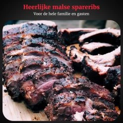 GrillX Sparerib Rek BBQ - Rib Rack Houder - Barbecue Spareribs Rek - BBQ Accesoires -Keukengrill 1200x1200 580
