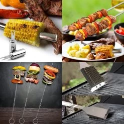 Saveur Royal® 35-delige Barbecue Gereedschapset In Roestvrij Staal - BBQ Grill Set Met Draagtas - Barbecuegerei-sets - Barbecue Accessoires Gereedschap - 35-delig -Keukengrill 1200x1200 619
