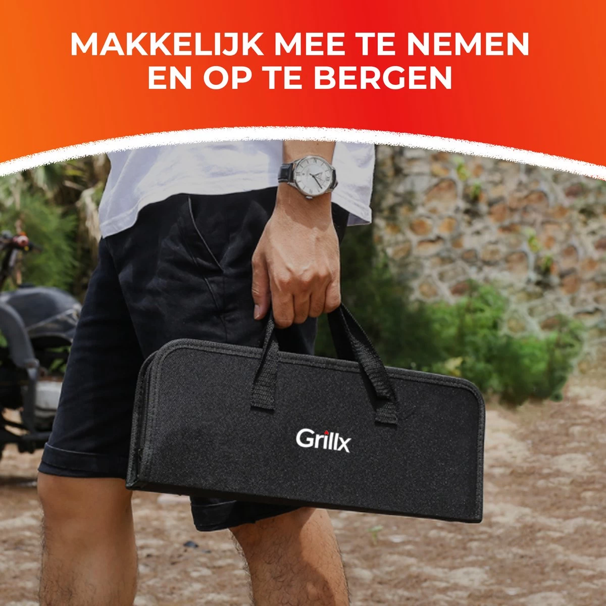 GrillX Barbecue Gereedschap Set - 19-delig - Inclusief Luxe Draagtas - BBQ Accesoires - Gereedschapset 8 GrillX Barbecue Gereedschap Set - 19-delig - Inclusief Luxe Draagtas - BBQ Accesoires - Gereedschapset - Afbeelding 8