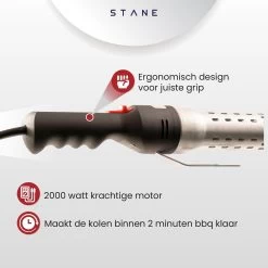 Bbq Aansteker Electrisch - Looftlighter - Bbq Starter - Bbq Accesoires - One Minute Lighter - Incl. Bbq Handschoenen - ®Stane -Keukengrill 1200x1200 686