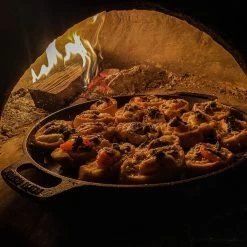 Valhal Outdoor Skillet / Plancha / Koekenpan - Gietijzer - Diameter 35cm, Twee Handvatten, VH35F -Keukengrill 1200x1200 783