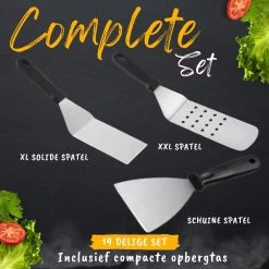 BBQ Gereedschapset - Opbergtas - BBQ Accessoires - BBQ Tang - BBQ Set - BBQ Borstel - BBQ Gereedschap - Roestvrij Staal -Keukengrill 1200x1200 808