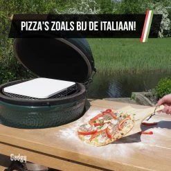 Gadgy Pizzasteen Met Pizzaschep – Cordieriet Voor Knapperige Pizzabodem – Pizzasteen Voor BBQ, Oven Of Kamado - Pizzaspatel - Pizza Set -Keukengrill 1200x1200 824