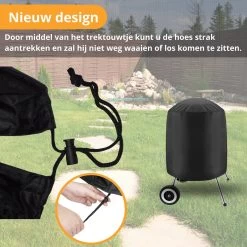 Ronde Waterdichte BBQ Hoes - Barbecue Accessoires - 57 Cm Diameter - 92 Cm Hoog -Keukengrill 1200x1200 900
