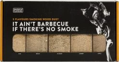 Smokin’ Flavours Giftbox Mot 5x 650ml - Rookmot 5x 650 Ml - Eik - Beuk - Hickory - Kers - Appel -Keukengrill 1200x623