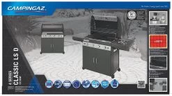 Campingaz 4 Series Classic LS Gasbarbecue - 4 Branders - Zwart - BBQ -Keukengrill 1200x670